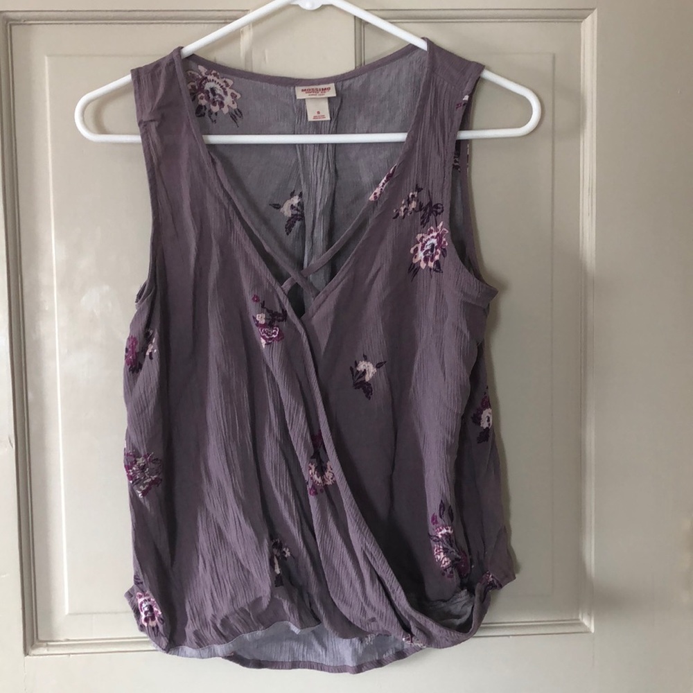 SUPER CUTE PURPLE CROSS BODY TANK